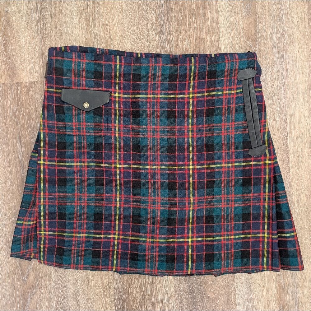 Highland Outfitters Of WesterRoss Bespoke Scottish Pleated Tartan Kilt Sz 40